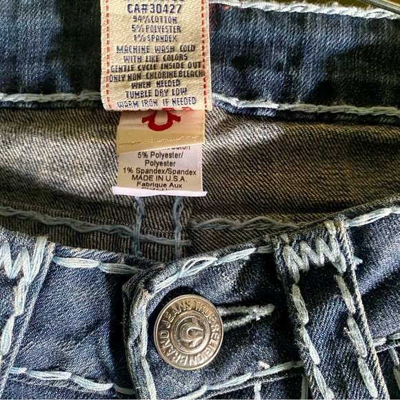 True Religion Ice Wash Straight Leg Jeans - Picture 10 of 14